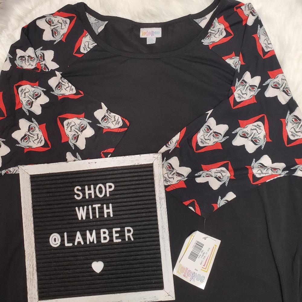 LuLaRoe Halloween Vampire  Irma size 2XL NWT